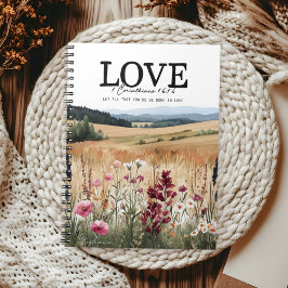 Inspirational Bible Verse 1 Corinthians 16:14 Anteckningsbok