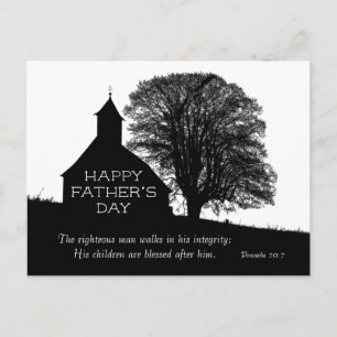 Inspirational Bible Verse Fars dag Church Vykort