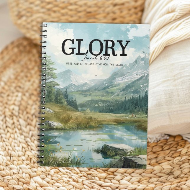 Inspirational Bible Verse Isaiah 60:1 Anteckningsbok (Skapare uppladdad)