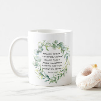 Inspirational Bible Verse Jeremiah 29:11 Kaffemugg