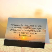 Inspirational Bible Verse Jeremiah 29:11 Soluppgån