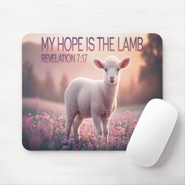 Inspirational Bible Verse/Scripture Mousepad Musmatta (Med mus)