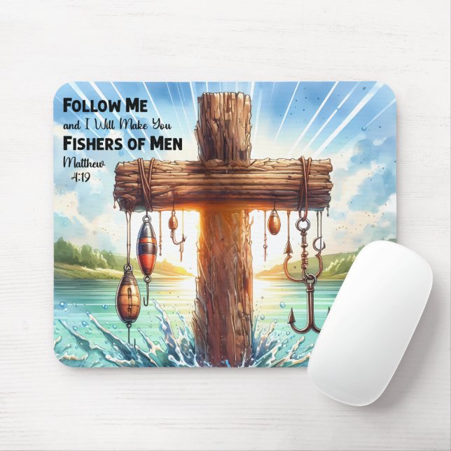 Inspirational Bible Verse/Scripture Mousepad Musmatta (Med mus)