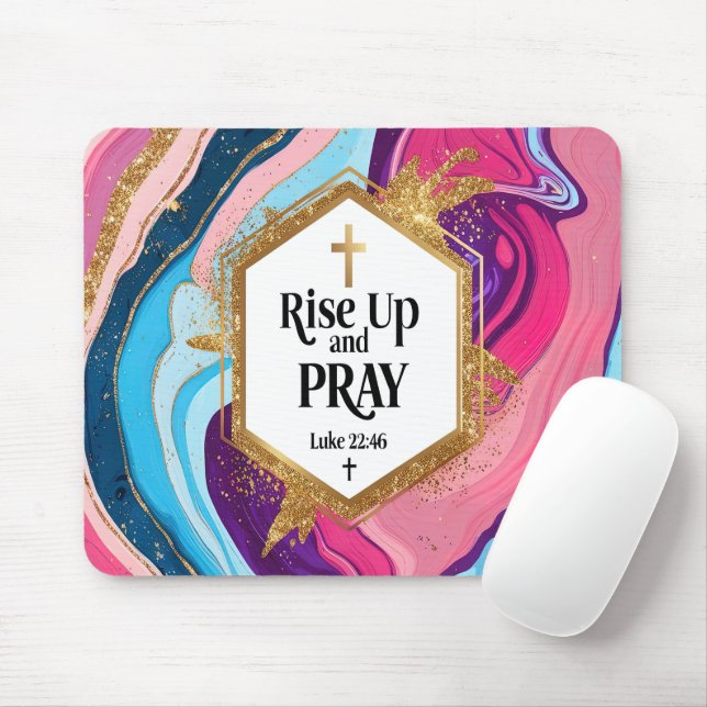 Inspirational Bible Verse/Scripture Mousepad Musmatta (Med mus)