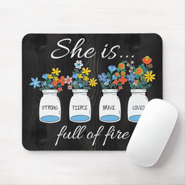 Inspirational Bible Verse/Scripture Mousepad Musmatta (Med mus)
