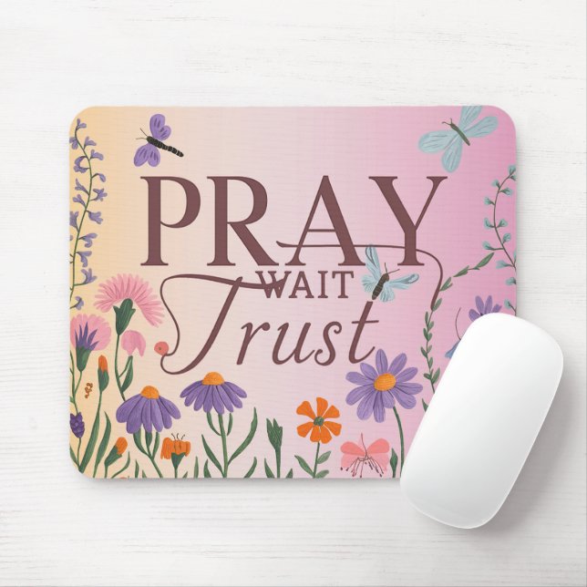 Inspirational Bible Verse/Scripture Mousepad Musmatta (Med mus)