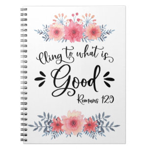 Inspirational Bible Verses - Romans 12:9 Anteckningsbok