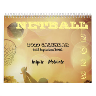 Inspirational Bilder och Quotes Netball 2023 Kalender