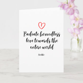 Inspirational Buddha-citat Kort