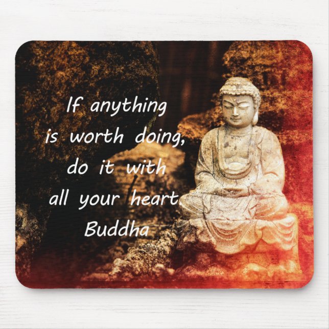 Inspirational Buddha-citat Musmatta (Framsidan)