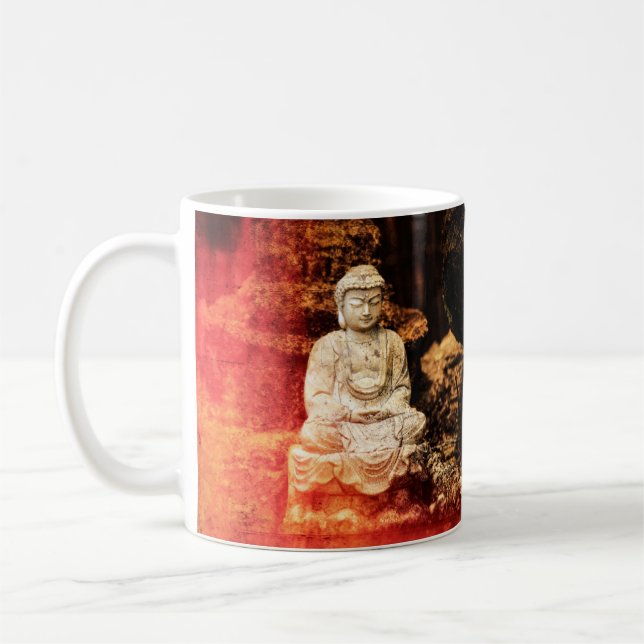 Inspirational Buddha Kaffemugg (Vänster)
