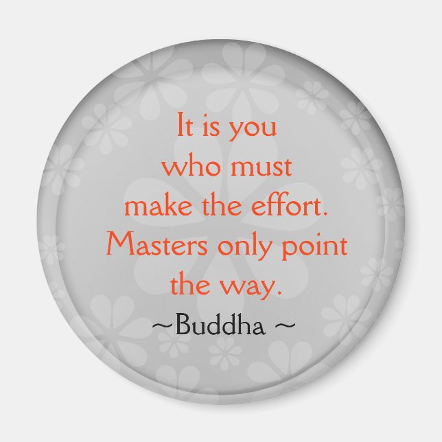 Inspirational Buddha Quote Magnet (Framsidan)