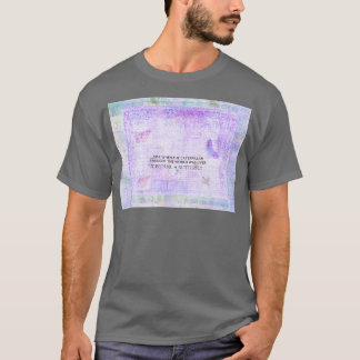 Inspirational Butterfly-citat T Shirt