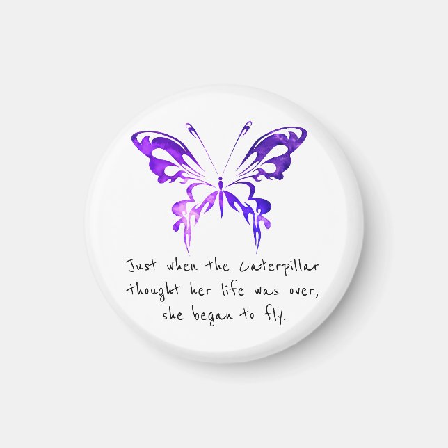 Inspirational Butterfly Magnet (Framsidan)