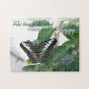 Inspirational Butterfly Quote Jigszle Puzzle Pussel