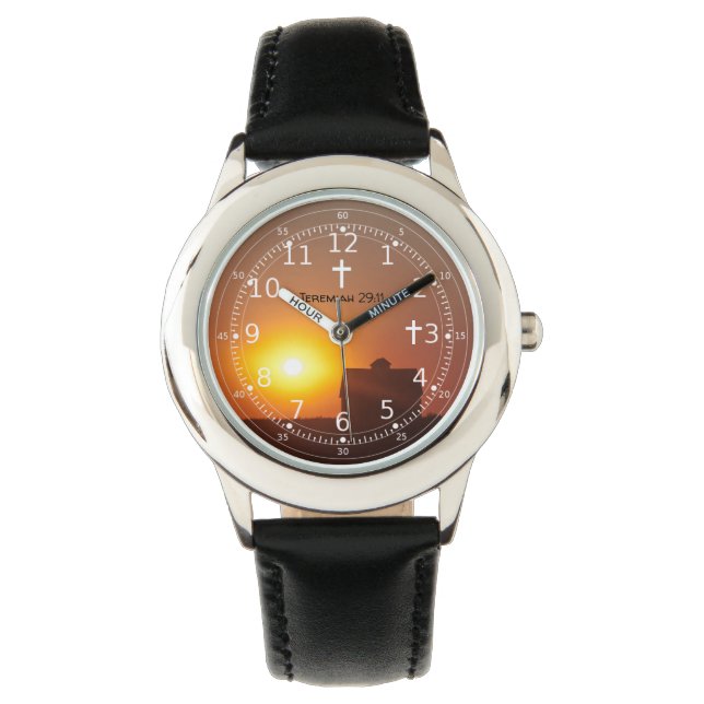 Inspirational Christian Bible Verse Armbandsur (Framsida)