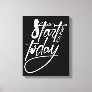 Inspirational Christian Bible Verse Canvastryck
