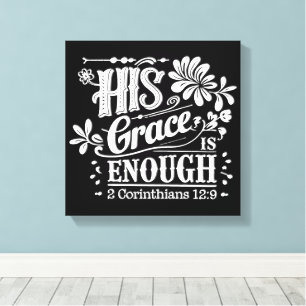 Inspirational Christian Bible Verse Canvastryck
