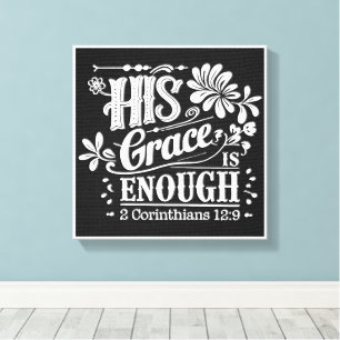 Inspirational Christian Bible Verse Canvastryck