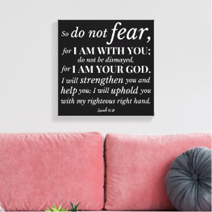Inspirational Christian Bible Verse Canvastryck