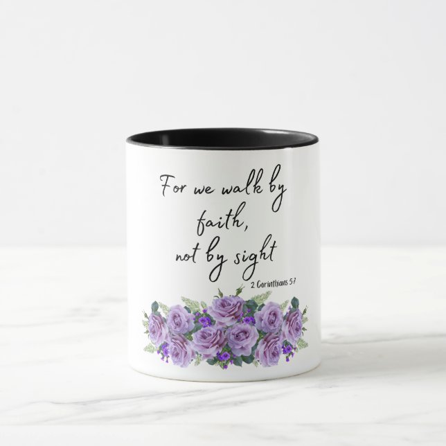Inspirational Christian Bible Verse Mugg (Center)