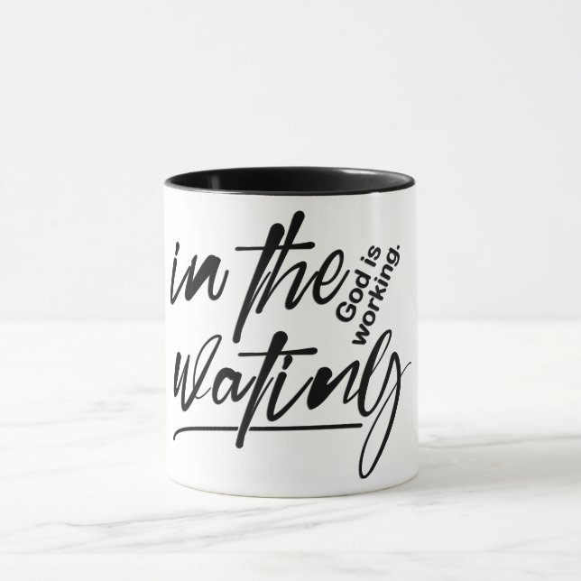 Inspirational Christian Bible Verse Mugg (Center)