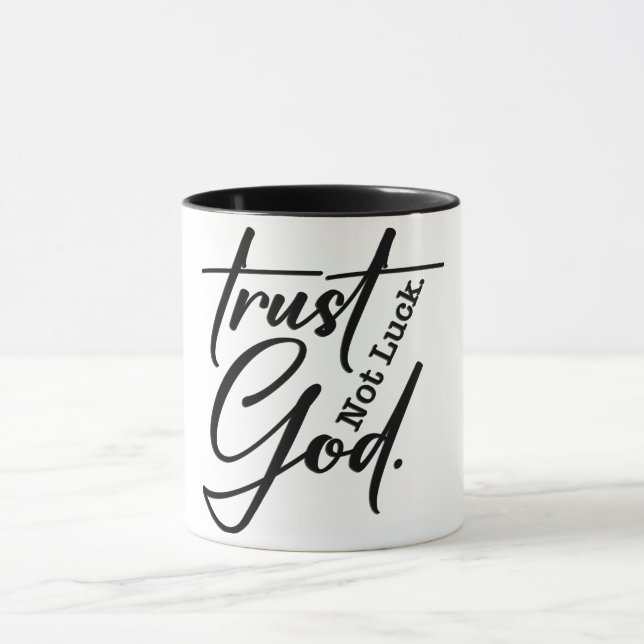 Inspirational Christian Bible Verse Mugg (Center)