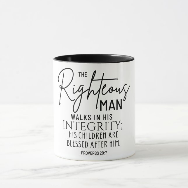 Inspirational Christian Bible Verse Mugg (Center)