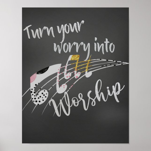 Inspirational Christian Encouragement Quote Poster (Framsidan)