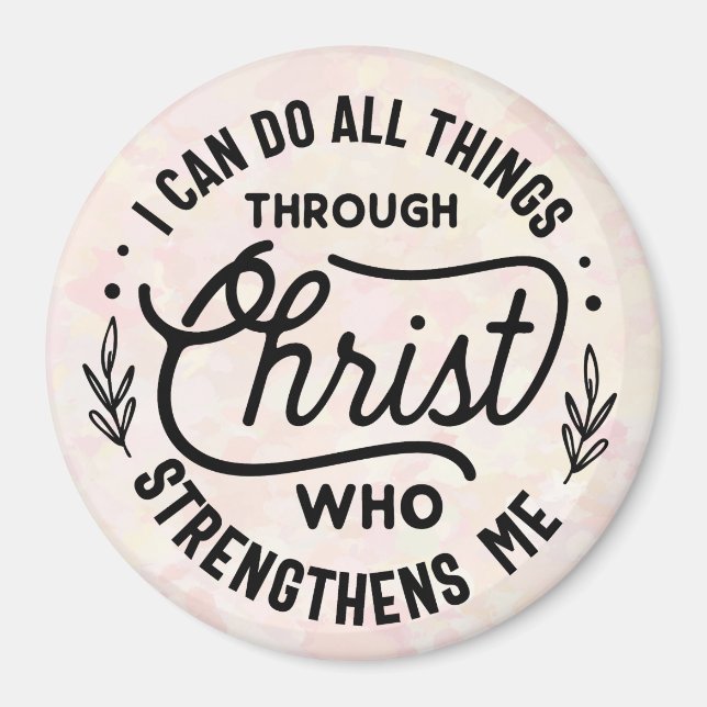 Inspirational Christian Fridge Magnet (Framsidan)