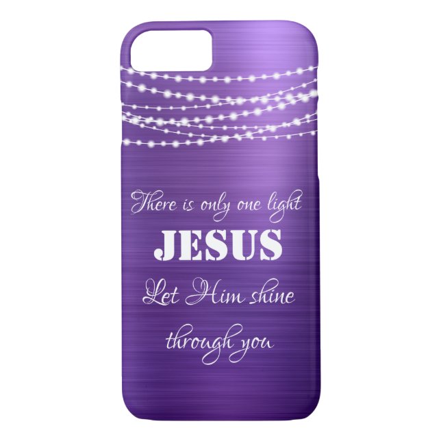 Inspirational Christian Light Quote Case-Mate iPhone Skal (Baksida)