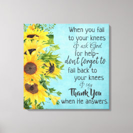 Inspirational Christian Quote Message Canvastryck