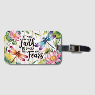 Inspirational Christian Travel Suppory Bagagebricka
