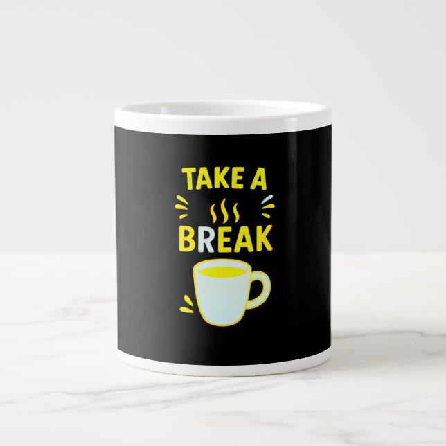 Inspirational Coffee Mug for Office Jumbo Mugg (Framsidan)
