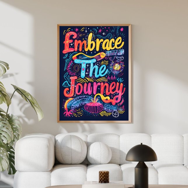 Inspirational Colorful Modern Wall Art  Poster (Skapare uppladdad)