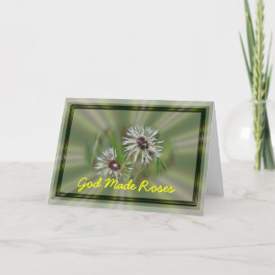 Inspirational Dandelion Card - anpassa Kort