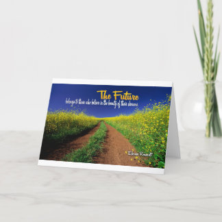 Inspirational Dream Quote - Eleanor Roosevelt Kort