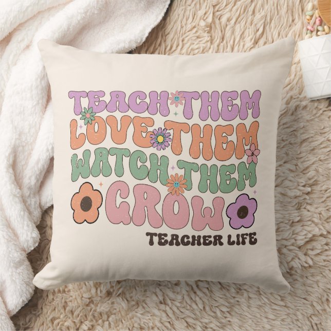 Inspirational Educator Gift Kudde (Filt)