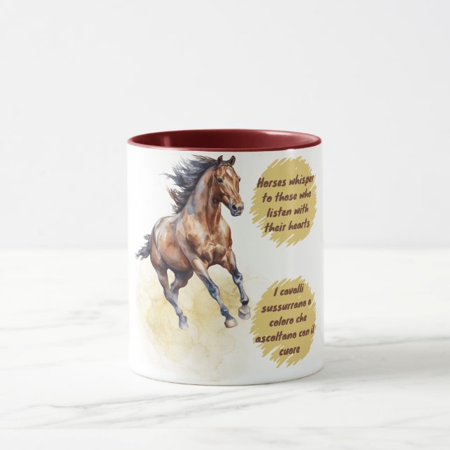Inspirational Elegant Horse  Mugg (Center)