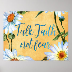 Inspirational Faith Quote Poster