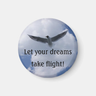 Inspirational Fiskmås Magnet
