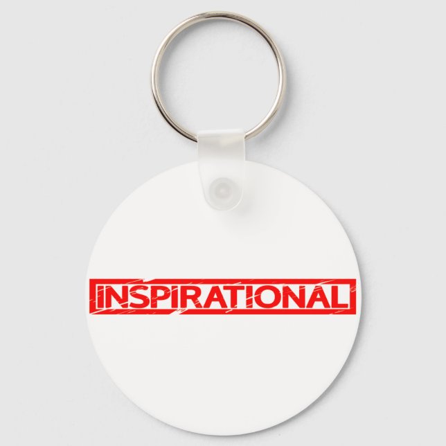 Inspirational Frimärke Nyckelring (Framsida)