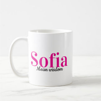 Inspirational Gift Personalized Name & Meaning Mug Kaffemugg
