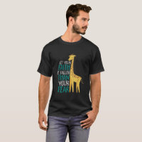Inspirational Giraffe Faith Taller Than Farear