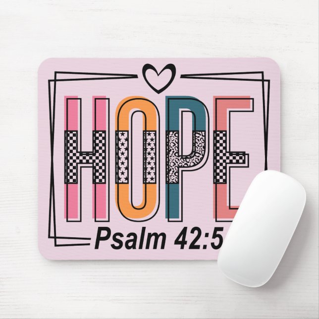 Inspirational Hope Bible Verse Musmatta (Med mus)
