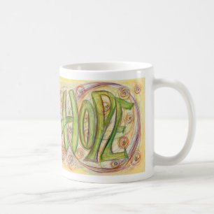 Inspirational Hope Ord Art Kaffe koppar