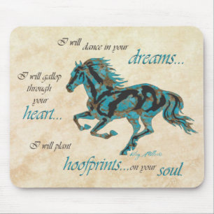 Inspirational Horse Mouse Pad Musmatta