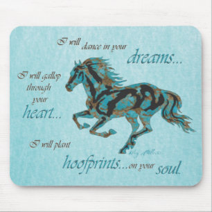 Inspirational Horse Mouse Pad Musmatta