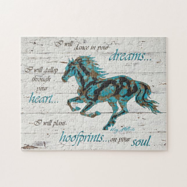 Inspirational Horse Pussel (Horisontell)