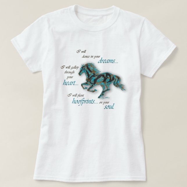 Inspirational Horse T Shirt (Design framsida)